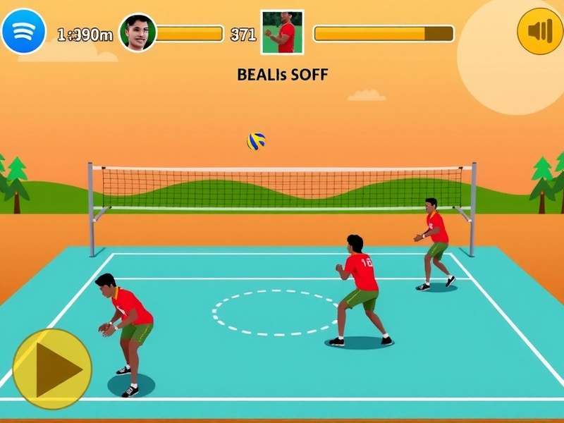 Tamil Volley Ace Game Screenshot